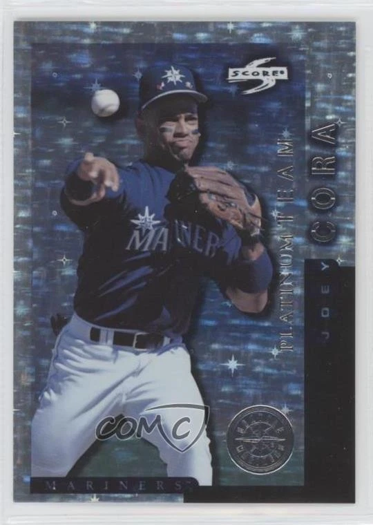 1998 Score Team Collection Seattle Mariners Platinum Team Joey Cora #10 - Image 1 of 2