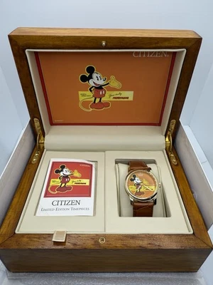 Reloj Citizen Raro "75 Años Con Mickey" Edición Limitada 1194/2004 Foto 1 de 4