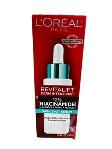 L'Oreal Paris Revitalift 12% Niacinamide Dark Spot Serum - 1 fl oz (30ml) - Picture 1 of 8