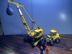 LEGO CITY Demolition Site 60076 Wrecking Crane and Loader 100% Complete - READ