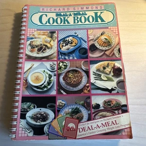 Richard Simmons Deal-A-Meal Kochbuch 1987 Taschenbuch spiralgebunden - Bild 1 von 17