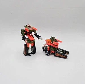 TRANSFORMERS Beast Machines Lot Of 2 SCAVENGER 1 complete 1 Near Complete - Picture 1 of 4