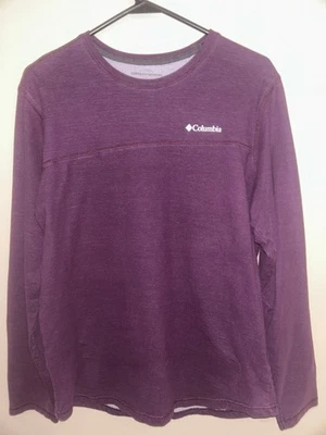 Camisa Columbia Omni Wick Granate Mediana Para Hombre Manga Larga - Color Sólido Foto 1 de 4