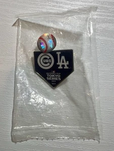 Cubs vs Dodgers 2025 MLB World Tour Tokyo Series Pin Badge Official Merchandise! - Picture 1 of 4