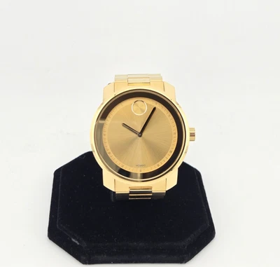 Movado Bold 3600258 Men's Quartz Gold Dial Watch - Retail Price $795 - Image 1 of 4