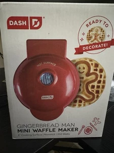 Dash Mini Gingerbread Man Waffle Maker - Picture 1 of 3