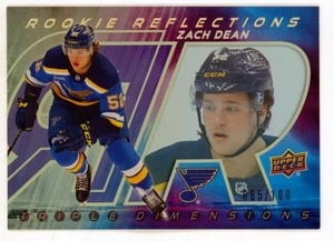 2024-25 Upper Deck Zach bDean serial-numbered rookie reflections hockey card - Bild 1 von 1