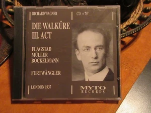 Richard Wagner Die Walkure Act 3, London 1937 Myto Records CD 1991 Flagstad #125 - Bild 1 von 6