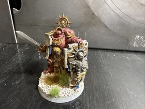 Marines Espaciales Ángeles Sangrientos Capitán en Armadura Reliquia - Pintado Personalizado - Imagen 1 de 5