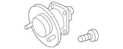 Genuine GM Rear Wheel Hub and Bearing Assembly with Wheel Studs 25979186 Foto 1 de 3