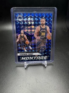 STEPHEN CURRY 2024-25 MOSAIC MONTAGE BLUE PRIZM WARRIORS /199 - Picture 1 of 2