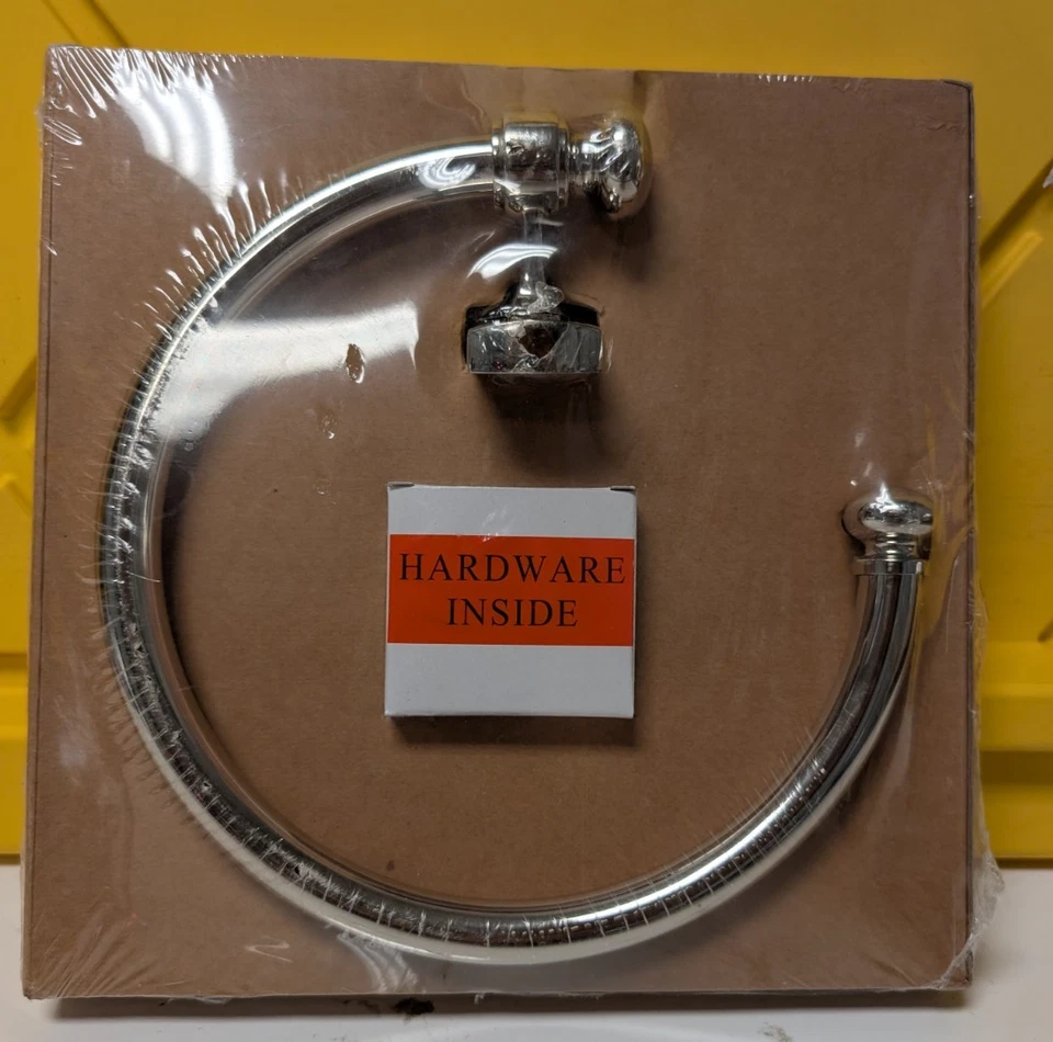 Nuevo hardware de restauración Asbury? ANILLO TOALLA BISTRO NÍQUEL PULIDO Foto 1 de 4