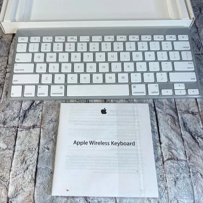 Apple Nwt Wireless Keyboard Slim Portable Bluetooth Connectivity - Image 1 of 4