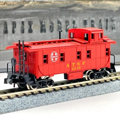 Atlas 3563 Santa Fe Offset Cupola Caboose ATSF 2210 N Scale - Image 1 of 4