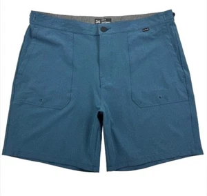 Hurley Phantom Blue Board Shorts Hybrid Shorts Men’s Size 34 - Picture 1 of 10