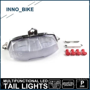 LED Tail Light Brake Turn Signal For Kawasaki Ninja ZX6R 1995-1997 ZX9R 1994-97 - Picture 1 of 7