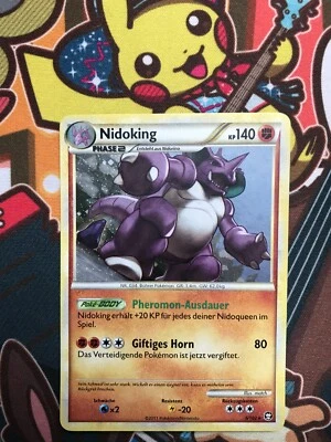 Nidoking Holo 6/102 HS Triumph deutsch Pokemon Karten NM+ - Bild 1 von 2