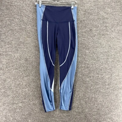 Reebok Activewear Leggings Women S Small Blue High Rise Capri Speedwick Athletic - Image 1 of 4