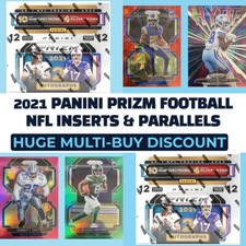 2021 Panini Prizm Football NFL INSERTS & PARALLELS - Pick Your Card