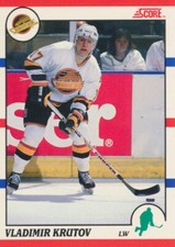 1990-91 Score Canadian #273 VLADIMIR KRUTOV - Vancouver Canucks