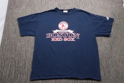 Camiseta Adidas Boston Red Sox Vintage 2006 Masculina Grande Azul MLB Beisebol - Imagem 1 de 4