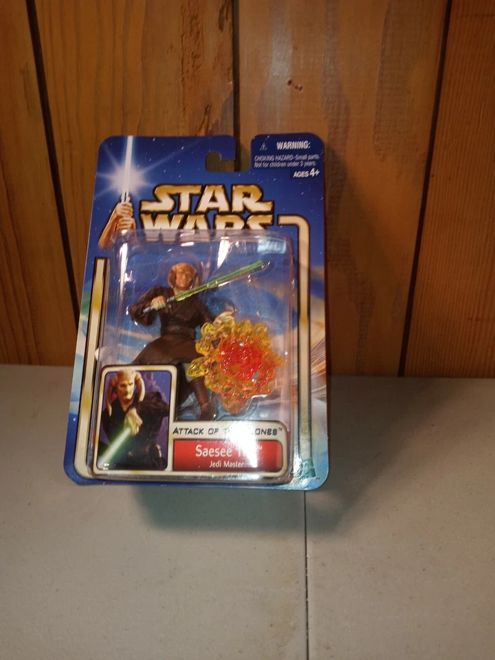 STAR WARS: ATTACK OF THE CLONES - #20 SAESEE TIIN - JEDI MASTER 2002 HASBRO - Изображение 1 из 1