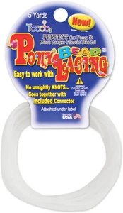 Pony Bead Lacing 2Mmx5Yd, Frosted - Picture 1 of 1