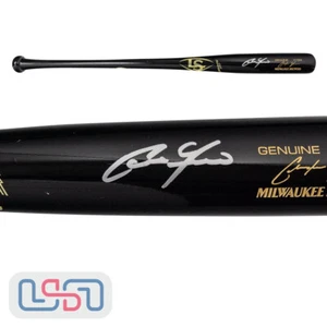 Christian Yelich Brewers Signed Louisville Slugger CY22 Model Bat USA SM JSA #2 - Picture 1 of 5