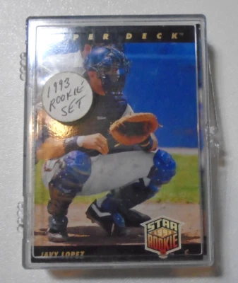 1993 Upper Deck Star Rookie Baseball Card Set Mike Piazza Chipper Jones JT Snow - Image 1 of 2