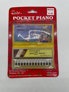 Revco Electron Echo Pocket Piano Vintage 80s New/Sealed/Original. YELLOW - Picture 1 of 3
