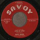 NAPPY BROWN: little by little / i'm getting lonesome SAVOY 7" Single 45 RPM