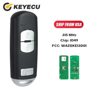 for 2013 - 2019 Mazda CX-5 Mazda3 CX-3 Keyless Remote Smart Key Fob WAZSKE13D01 - Bild 1 von 6