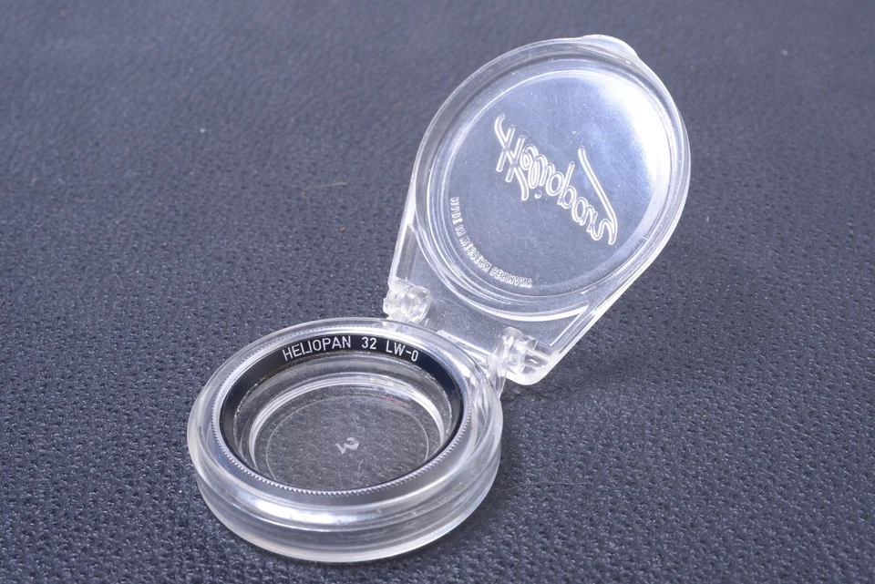 ✅ HELIOPAN UV? LW-0 32MM FILTER GENUINE LENS OR CAMERA PUSHON W/ KEEPER 112-4 - Image 1 of 2
