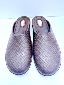 OKABASHI Women's Size L 9.5/10.5 Slip On Brow Clog Garden Mule Shoes Made in USA - Picture 1 of 11
