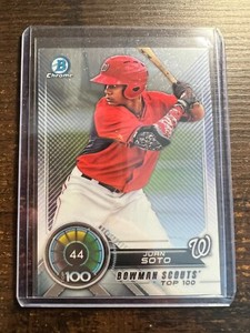 A113,646 - 2018 Bowman Chrome Scouts Top 100 #BTP44 Juan Soto