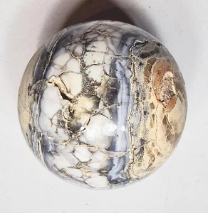 Bagdad Agate 95mm Large Sphere Home Interior Decor or Metaphysical Stone 5418 - Picture 1 of 12