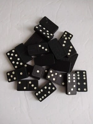 Dominó Jaymar vintage 22 piezas sueltas de madera Foto 1 de 4