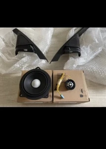 BMW E90 FRONT DOOR SPEAKER TWEETERS COVERS HARMAN KARDON TOP HIFI - Picture 1 of 5