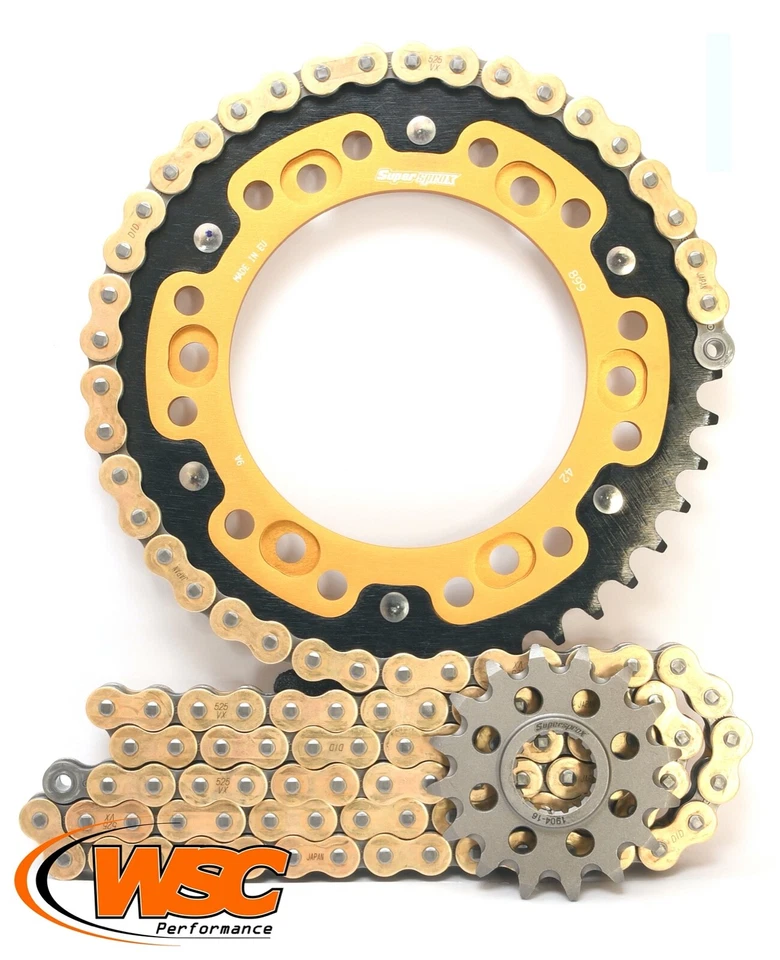 Kit de cadena/piñón Supersprox DID 899.42 190417 ZVMX120 KTM Super Adventure 1290 Foto 1 de 1