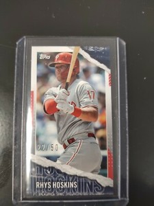 Rhys Hoskins 2020 Topps Rip Mini Black  #77 /50