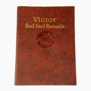 Antique 1923 Victor Red Seal Records Library Of Famous Voices Soft Cover Booklet - Picture 1 of 6