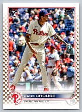 2022 Topps #642 Hans Crouse GOLD STAR NM/MINT