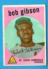 1959 Topps - High # #514 Bob Gibson (Rookie Card)