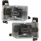 Headlights Headlamps Pair Set For Nissan D21 Hardbody Pickup Truck Pathfinder