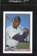 1991 BOWMAN #647 TONY GWYNN HOF SAN DIEGO PADRES 