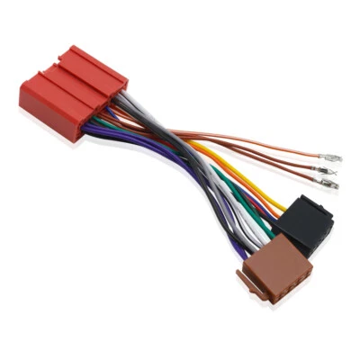 Car Stereo ISO Radio Wire Wiring Harness Adapter Cable Accessories For Mazda - Imagem 1 de 4