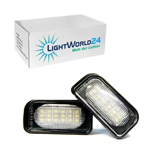 2x LED Kennzeichenbeleuchtung Für Mercedes Benz W203 R230 W209 C209 A209 SL CLK - Bild 1 von 6