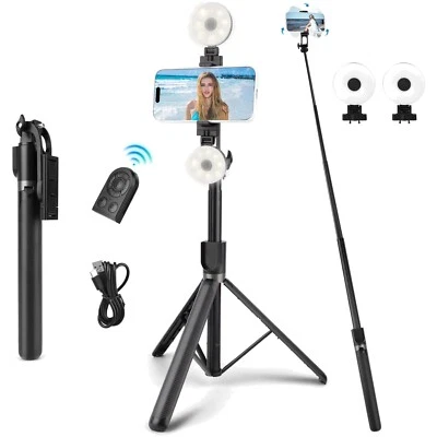 180cm Handy Stativ Ständer Selfie Stick Handyhalter Abnehmbare Fernbedienung - Bild 1 von 4