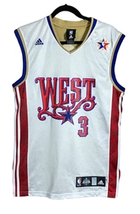  Adidas NBA All Star Game Denver Nuggets Alan Iverson #3 Jersey Small 2008 Rare - Picture 1 of 9
