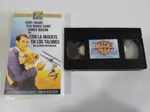 Tod IN los Fersenroller Cary Grant Alfred Hitchcock VHS Kassette Spanisch - Bild 1 von 3